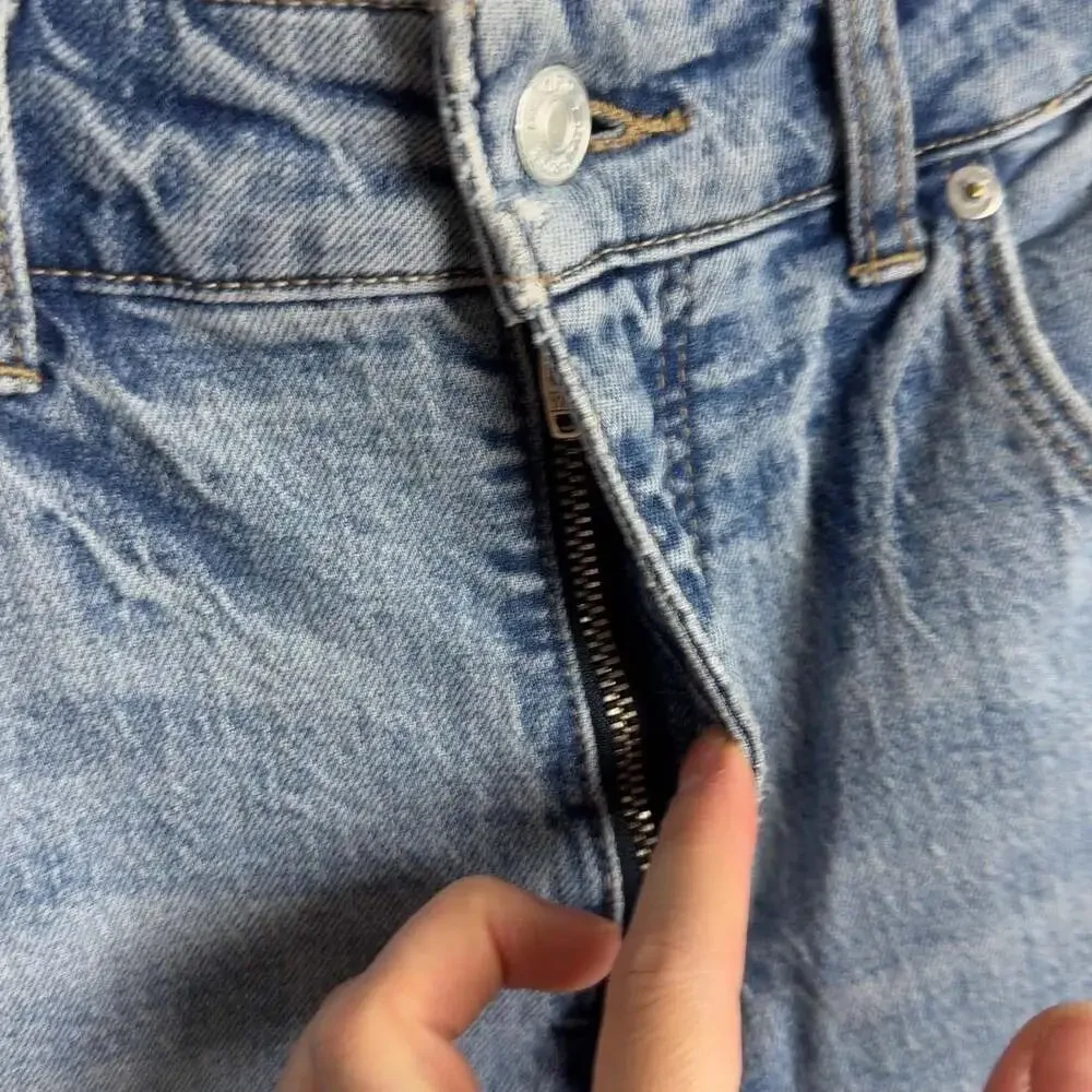 Pilcro The Vintage Straight Jeans Size 28 Light Wash Denim Women’s